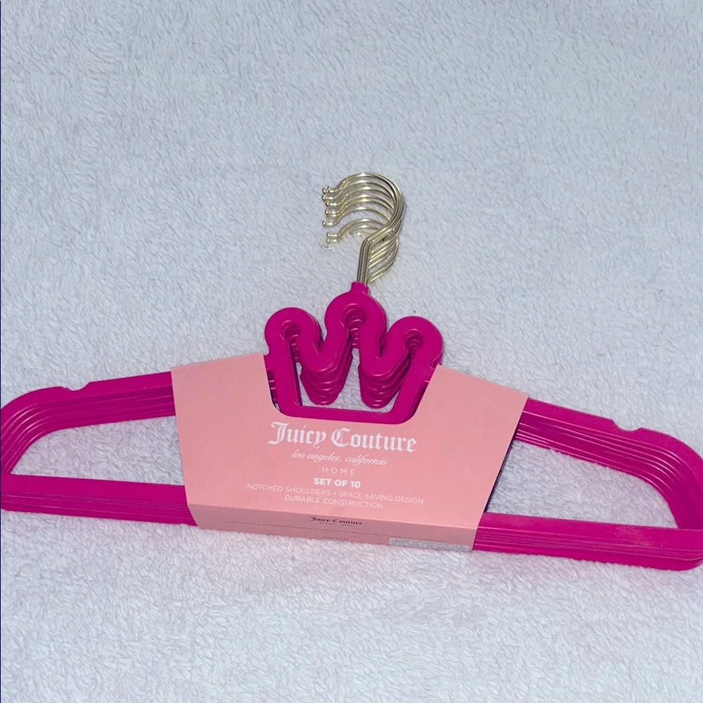 Juicy Couture Pink Hangers Set